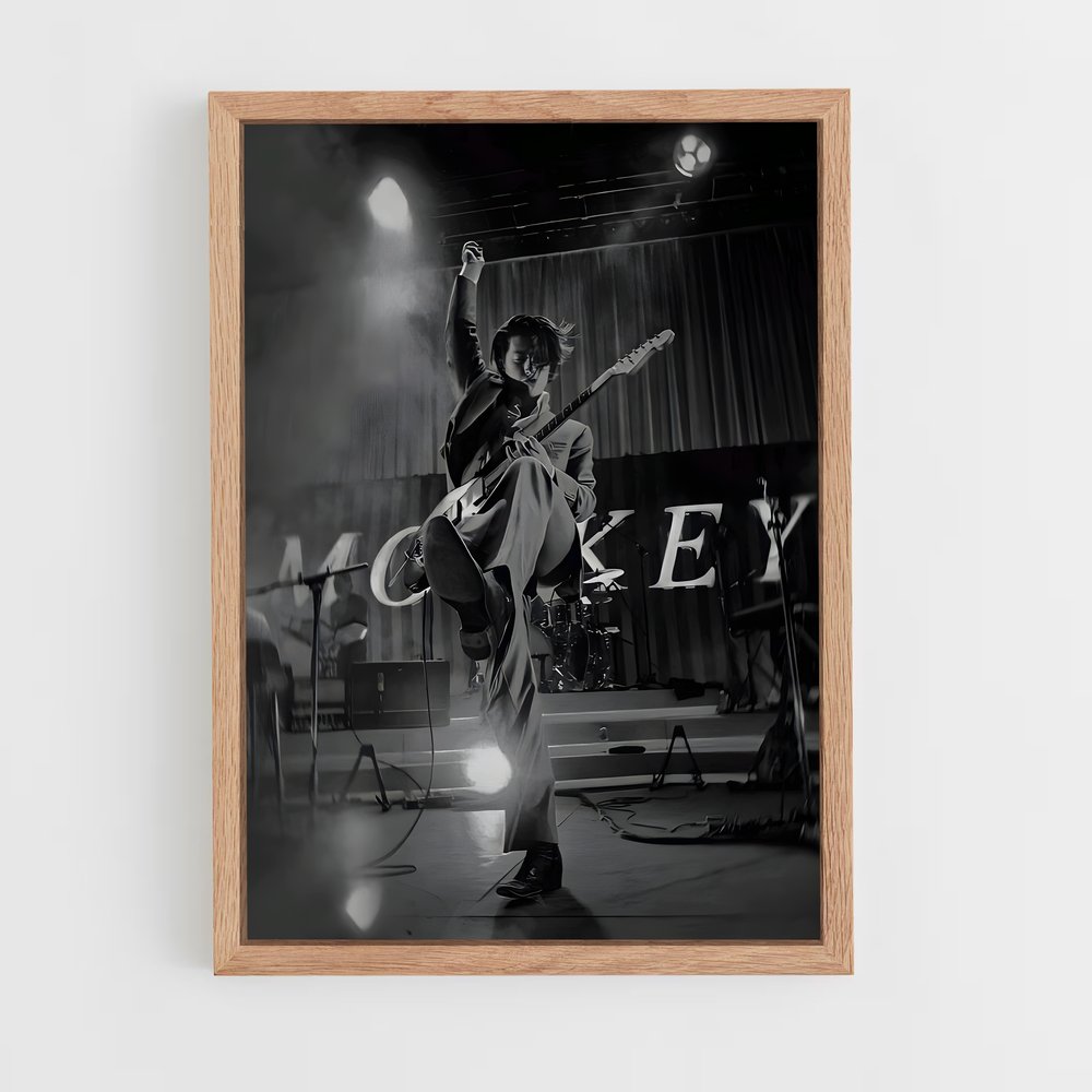 ap-arctic monkeys-4 cadre Bois clair