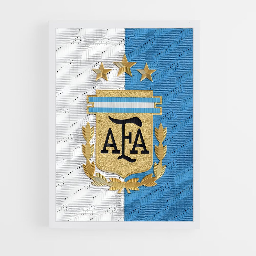 ap-argentina flag-4 cadre Blanc
