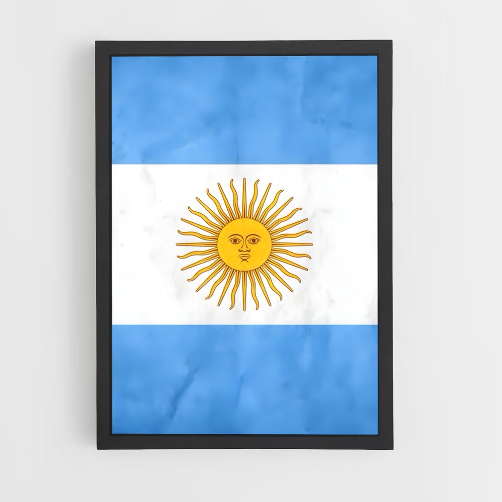ap-argentina flag-6 cadre Noir