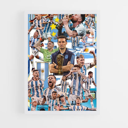 ap-argentina national football team-10 cadre Blanc