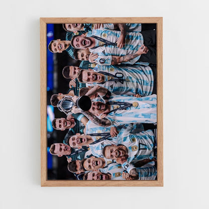 ap-argentina national football team-3 cadre Bois clair