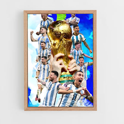 ap-argentina national football team-8 cadre Bois clair