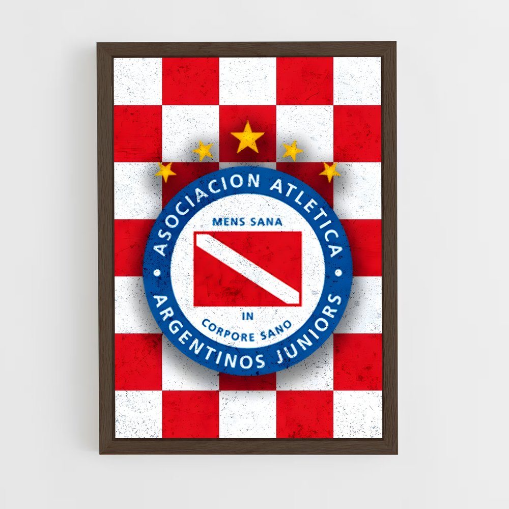 ap-argentinos juniors-6 cadre Bois foncé