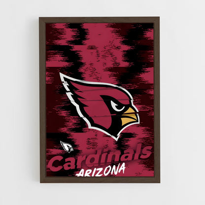 ap-arizona cardinals-3 cadre Bois foncé
