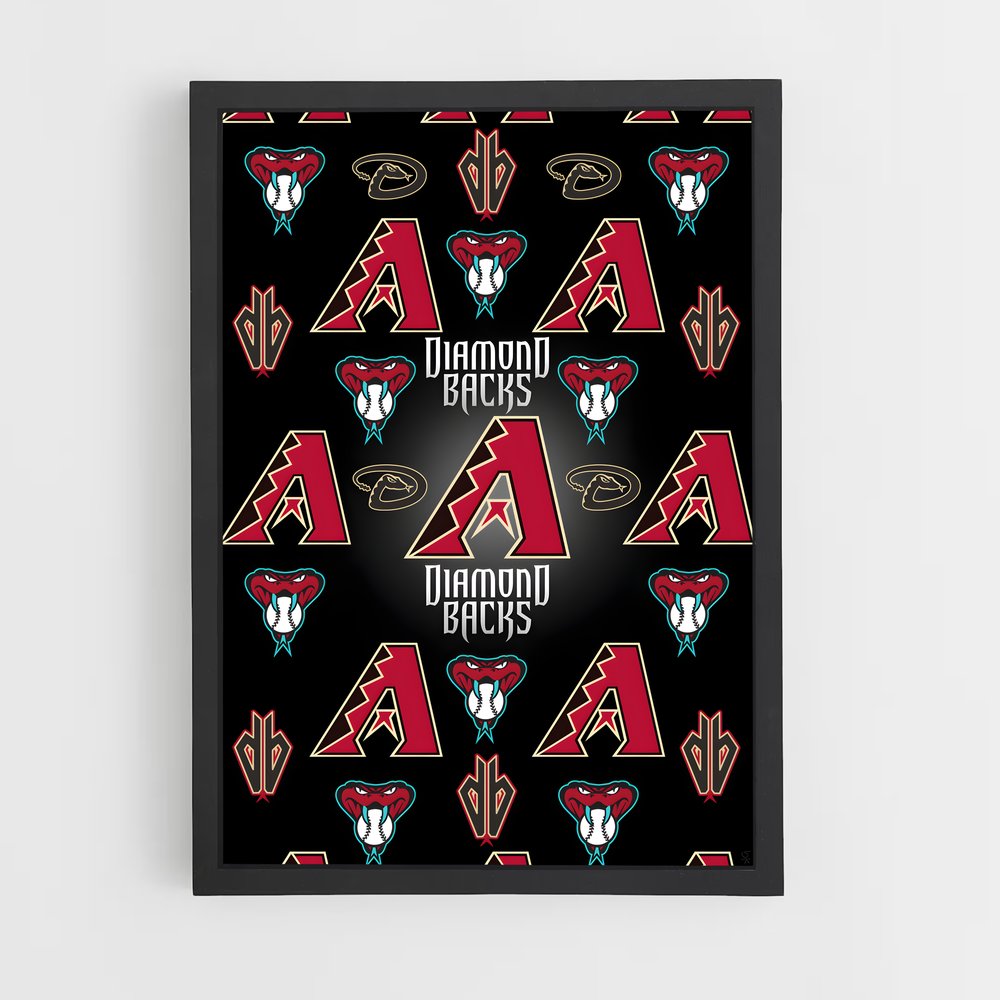 ap-arizona diamondbacks-2 cadre Noir
