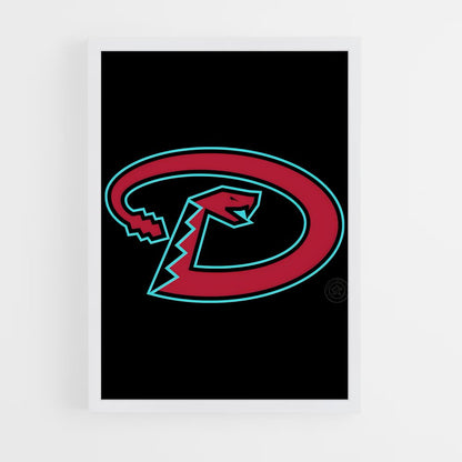 ap-arizona diamondbacks-4 cadre Blanc