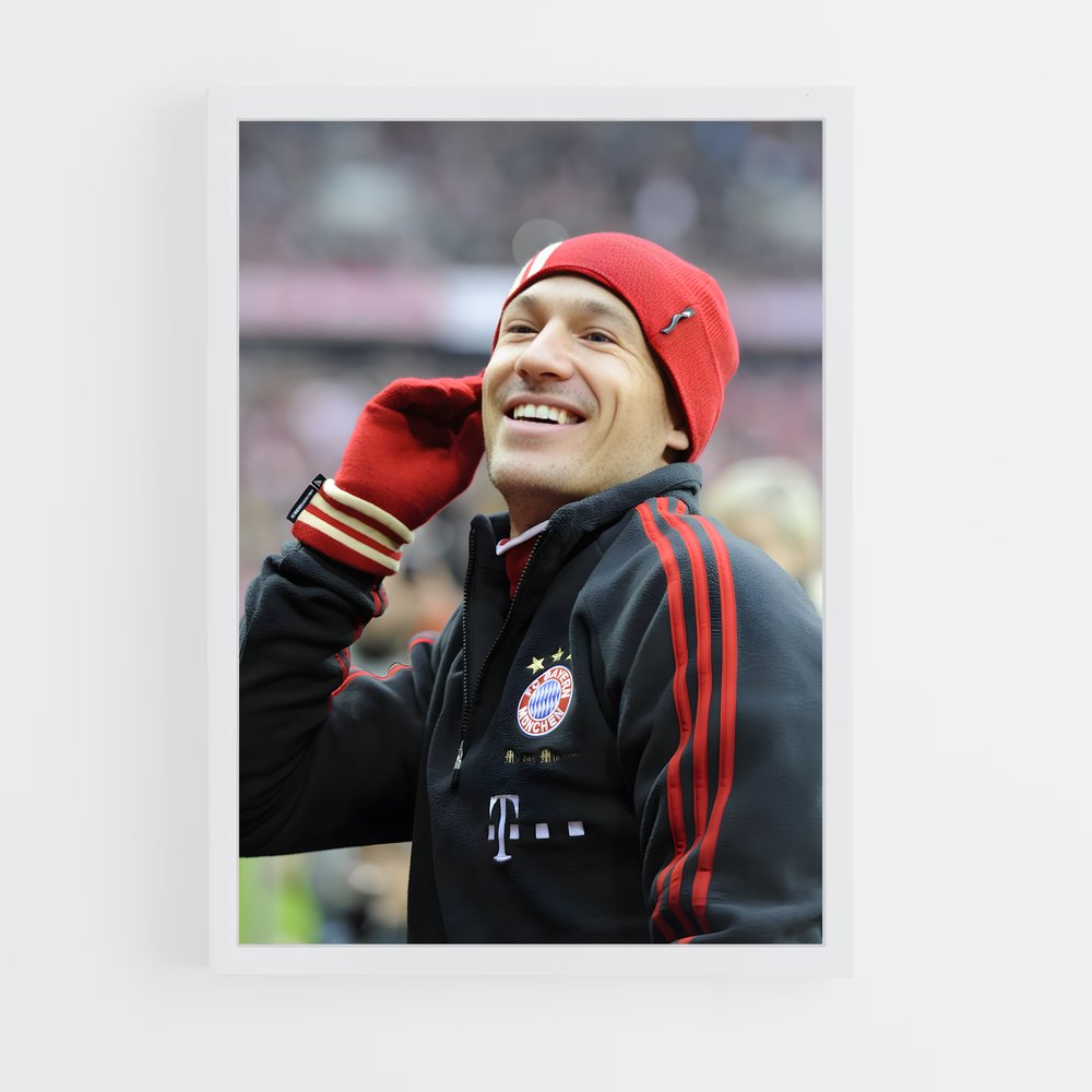 ap-arjen robben-4 cadre Blanc