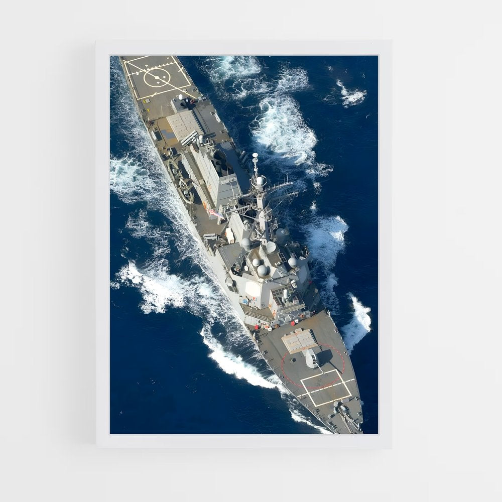 ap-arleigh burke class-1 cadre Blanc