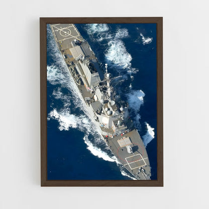 ap-arleigh burke class-1 cadre Bois foncé