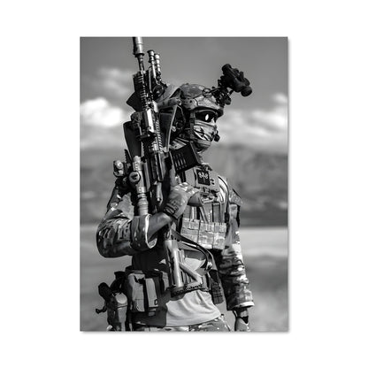 Poster Camouflage en Action
