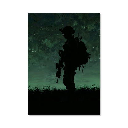 Poster Soldat Sombre