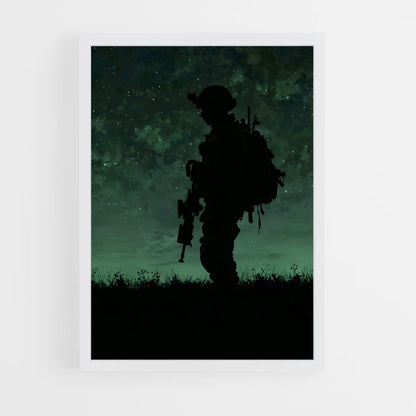 ap-army soldier-17 cadre Blanc