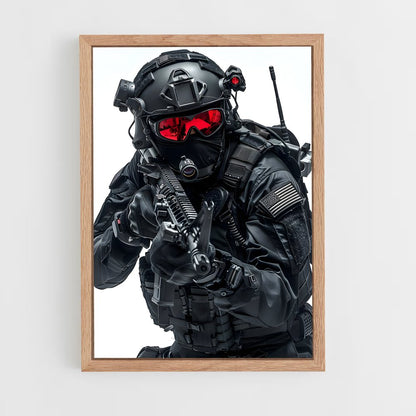 ap-army soldier-4 cadre Bois clair