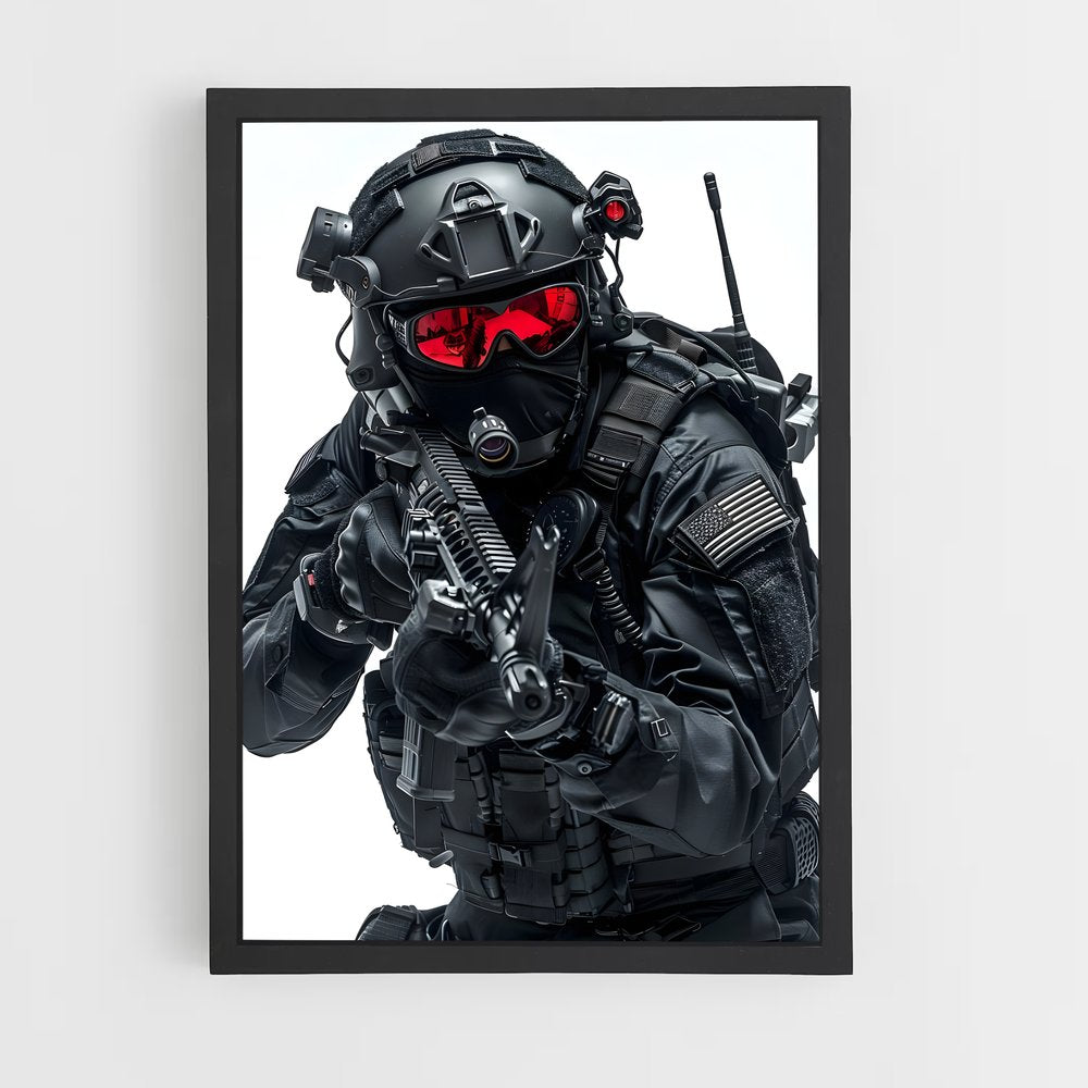 ap-army soldier-4 cadre Noir