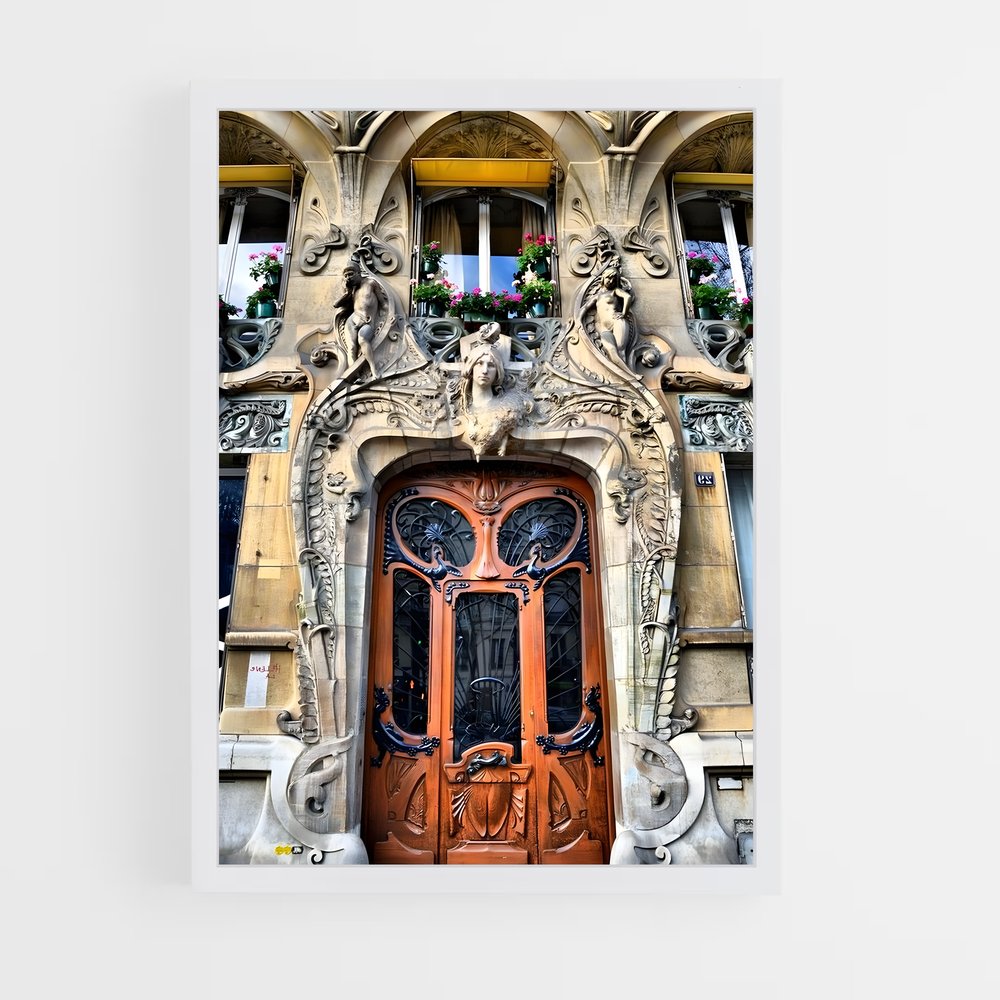 ap-art nouveau architecture-10 cadre Blanc