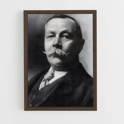 ap-arthur conan doyle-1 cadre Bois foncé