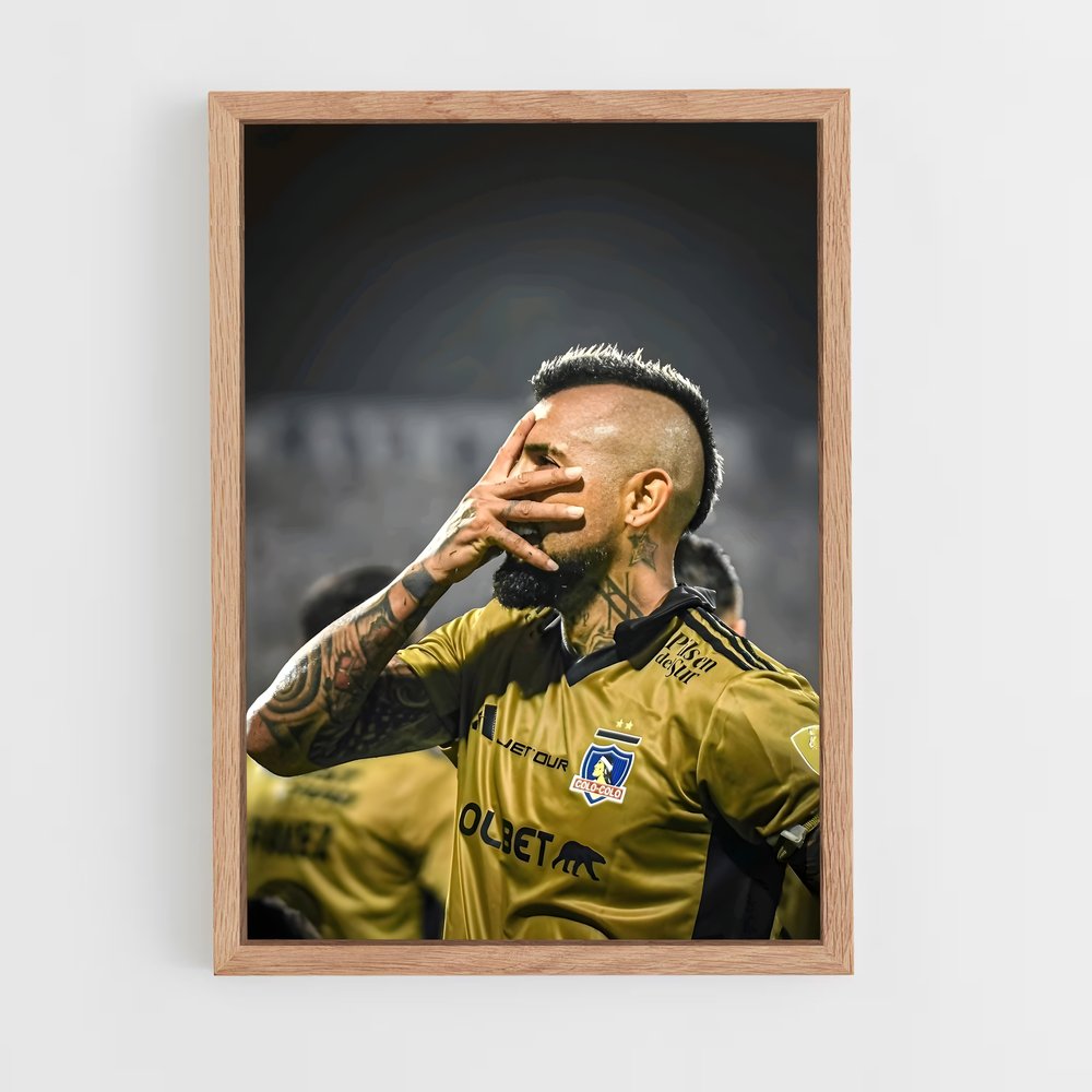ap-arturo vidal-1 cadre Bois clair
