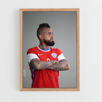 ap-arturo vidal-6 cadre Bois clair