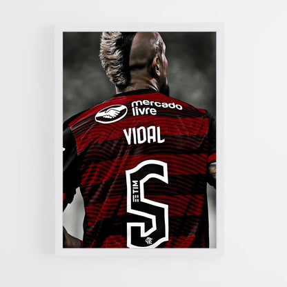 ap-arturo vidal-7 cadre Blanc