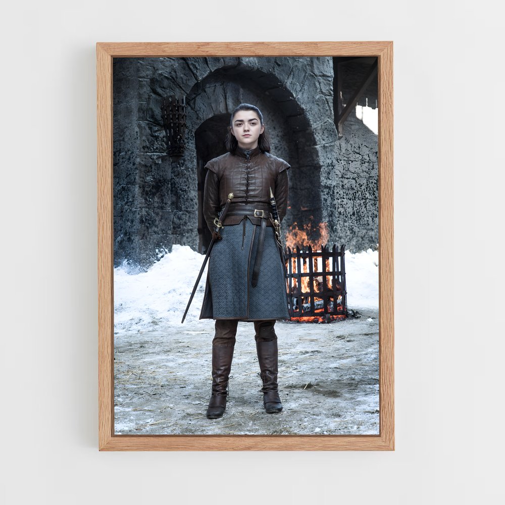 ap-arya stark-1 cadre Bois clair