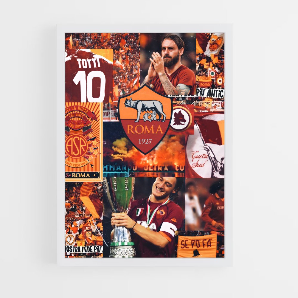 ap-as roma-2 cadre Blanc