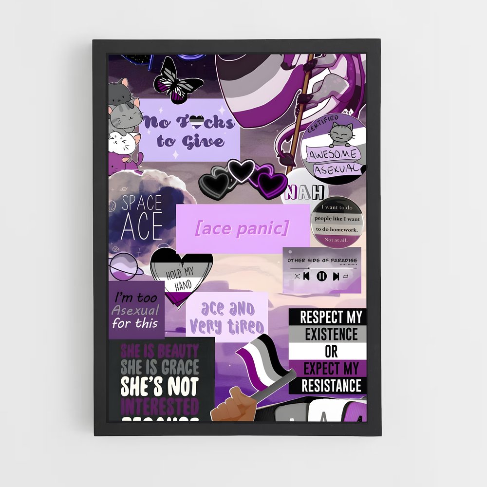 ap-asexual flag-1 cadre Noir