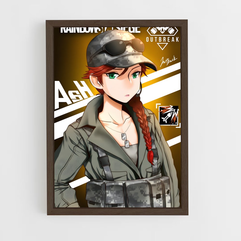 ap-ash r6-7 cadre Bois foncé