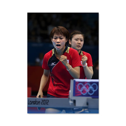 Poster Asian games table tennis 68427