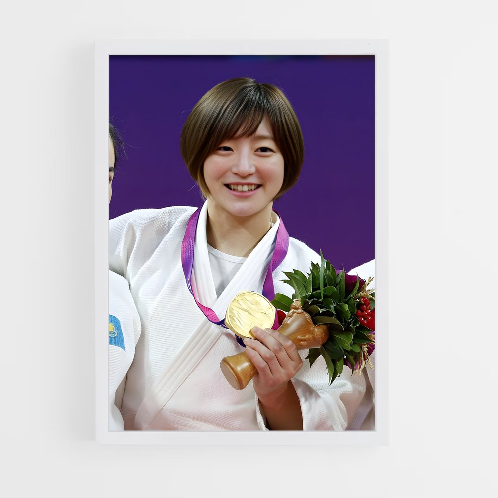 ap-asian games judo-2 cadre Blanc