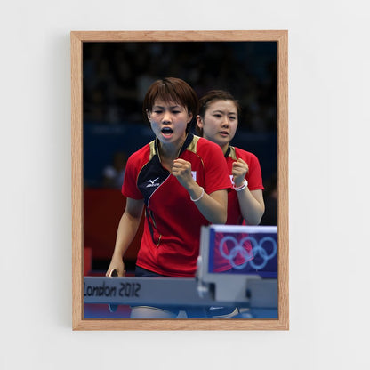 ap-asian games table tennis-3 cadre Bois clair