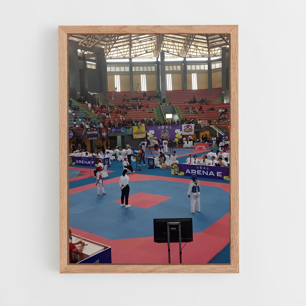 ap-asian games taekwondo-1 cadre Bois clair