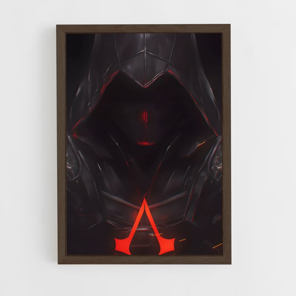 ap-assassins creed-7 cadre Bois foncé