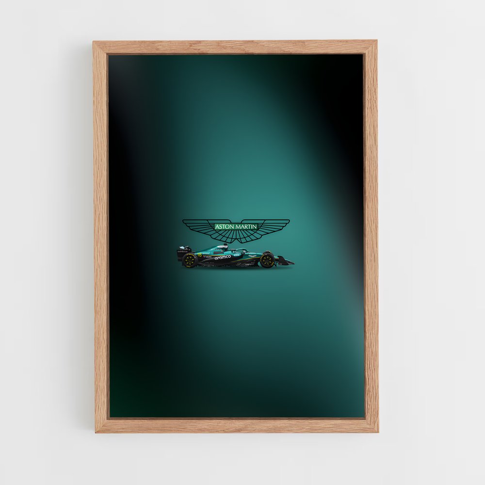 ap-aston martin f1 team-4 cadre Bois clair