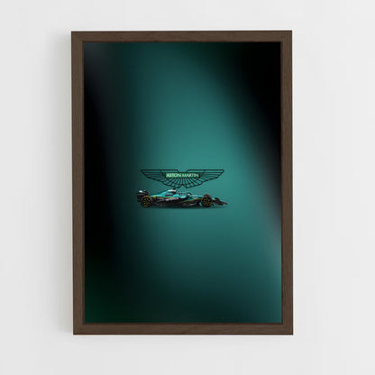 ap-aston martin f1 team-4 cadre Bois foncé