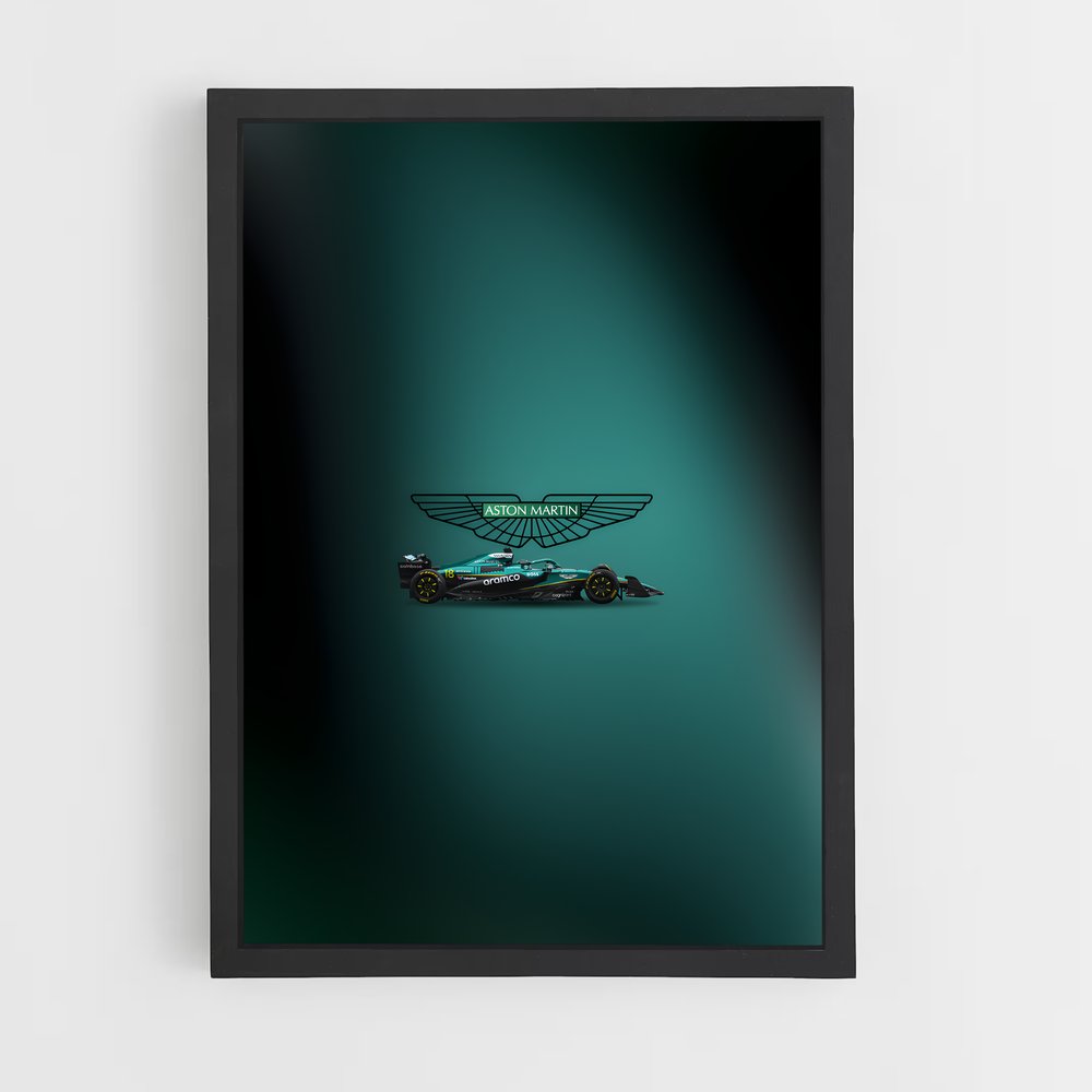 ap-aston martin f1 team-4 cadre Noir