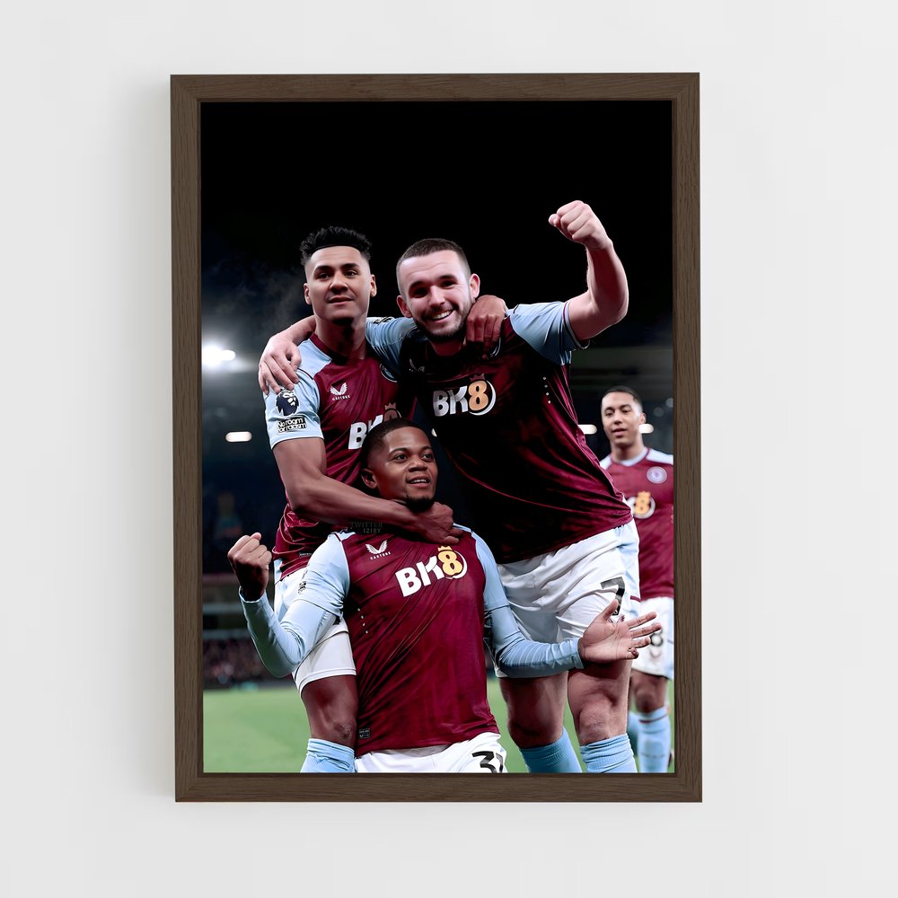 ap-aston villa fc-1 cadre Bois foncé