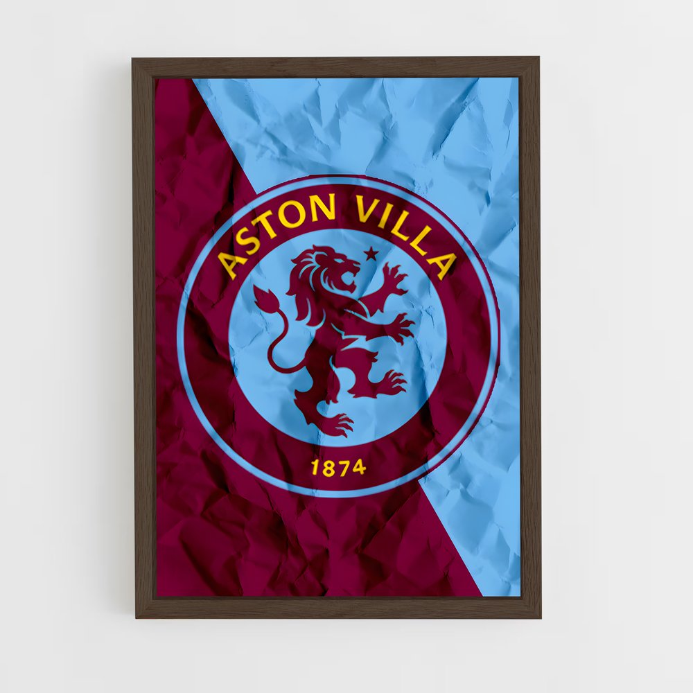 ap-aston villa fc-2 cadre Bois foncé