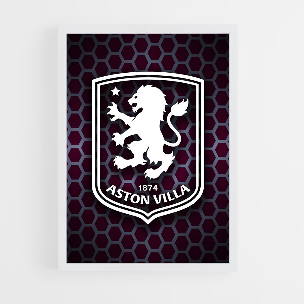 ap-aston villa fc-4 cadre Blanc