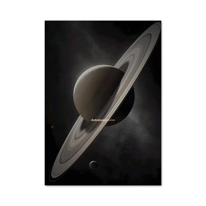 Poster Saturne: La Reine des Anneaux