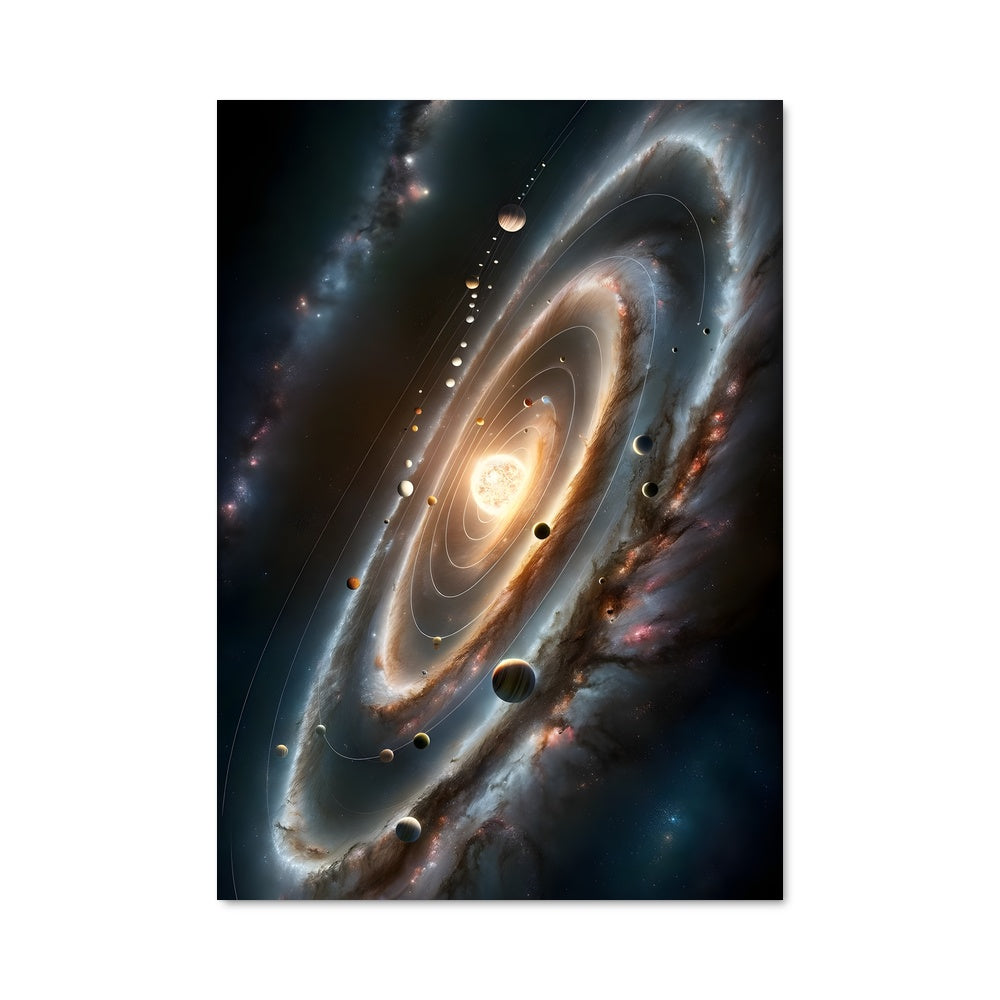 Poster Galaxie Étoilée