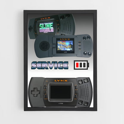ap-atari lynx-2 cadre Noir