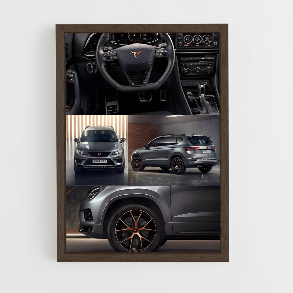 ap-ateca cupra-2 cadre Bois foncé