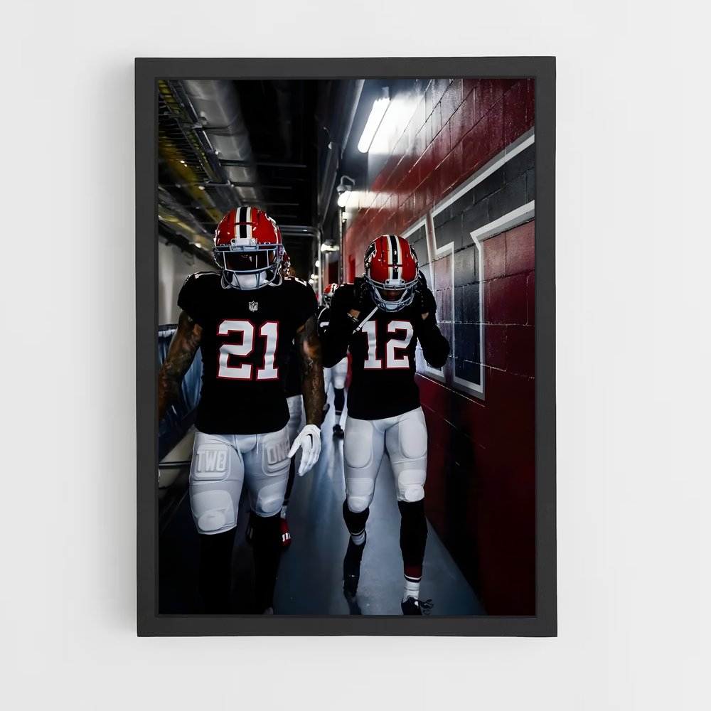 ap-atlanta falcons-1 cadre Noir