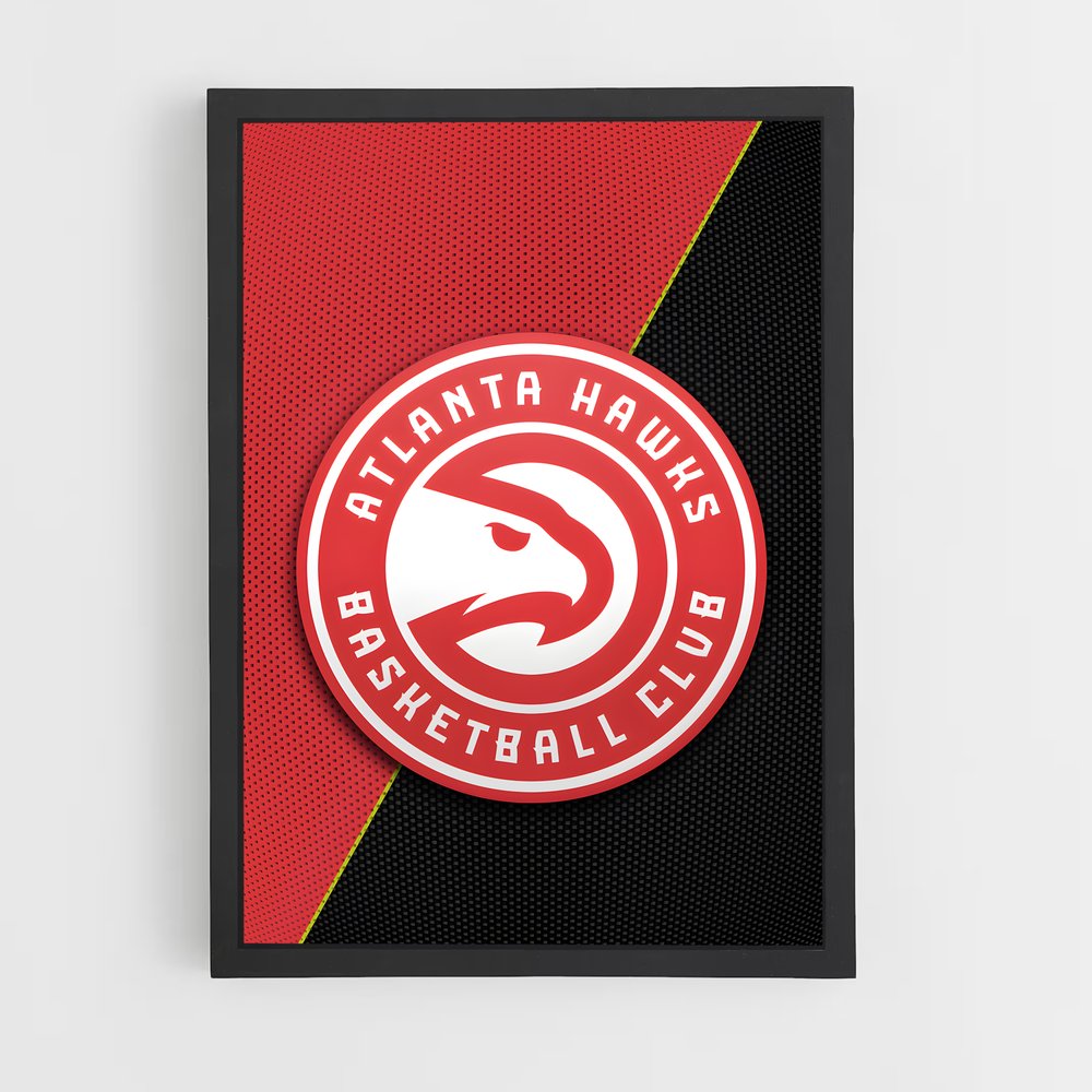 ap-atlanta hawks-3 cadre Noir