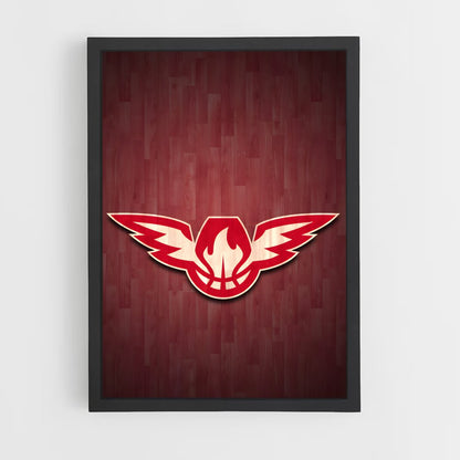 ap-atlanta hawks-6 cadre Noir