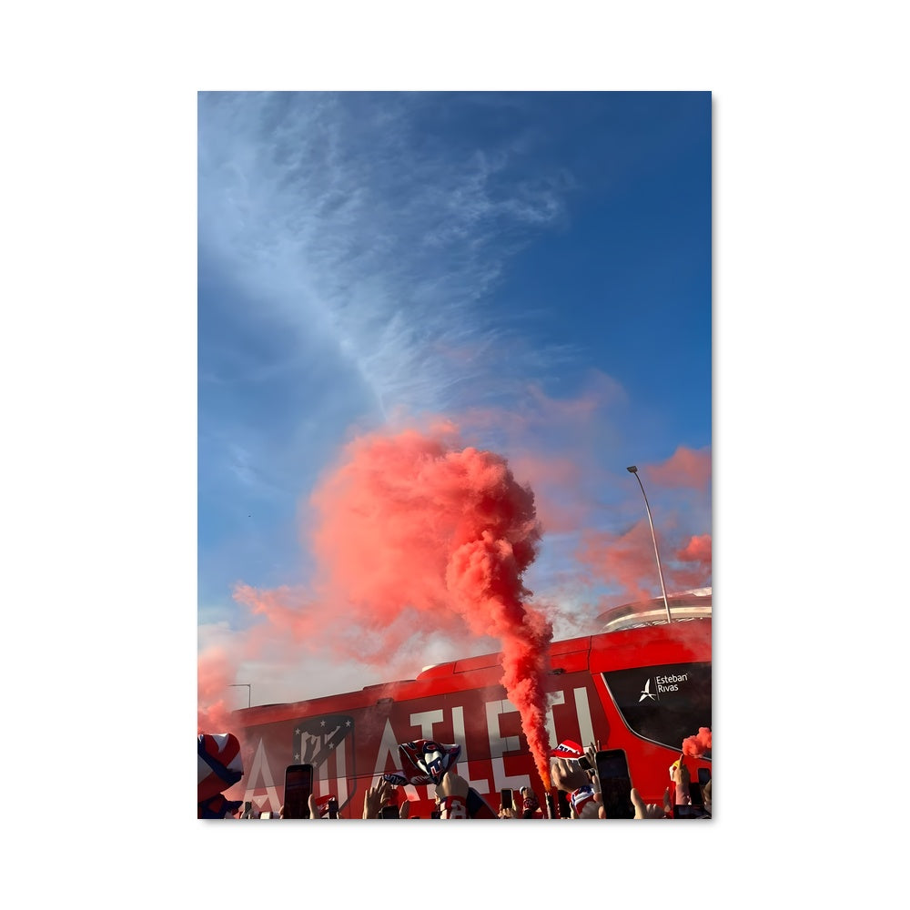Poster Flamme Rojiblanca