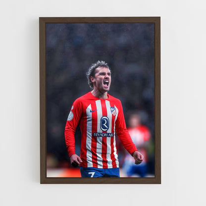 ap-atletico madrid cf-7 cadre Bois foncé