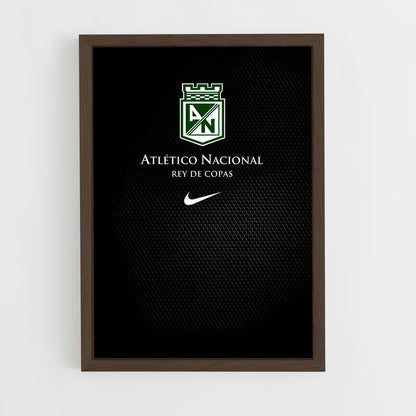 ap-atletico nacional medellin-4 cadre Bois foncé