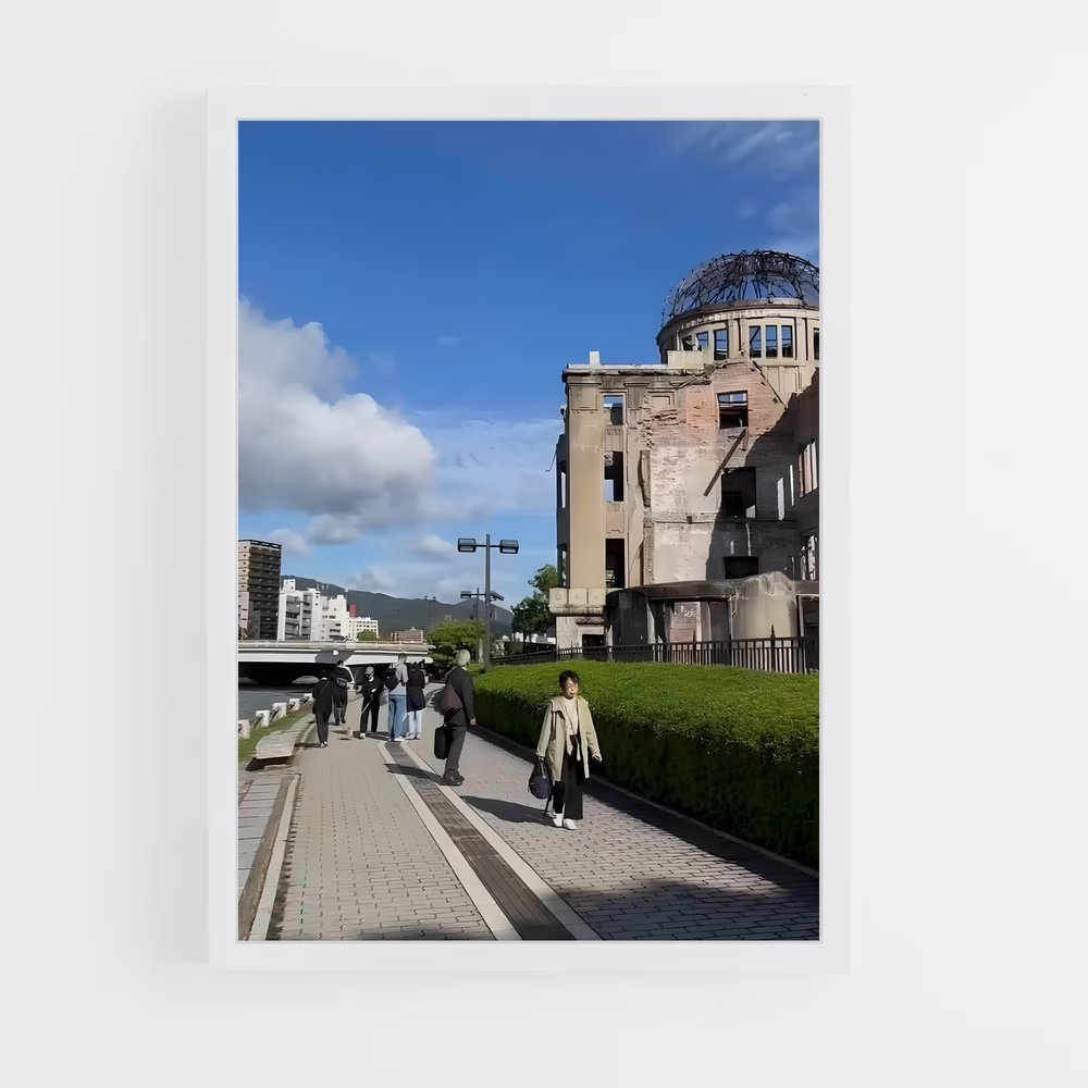 ap-atomic bomb dome-1 cadre Blanc