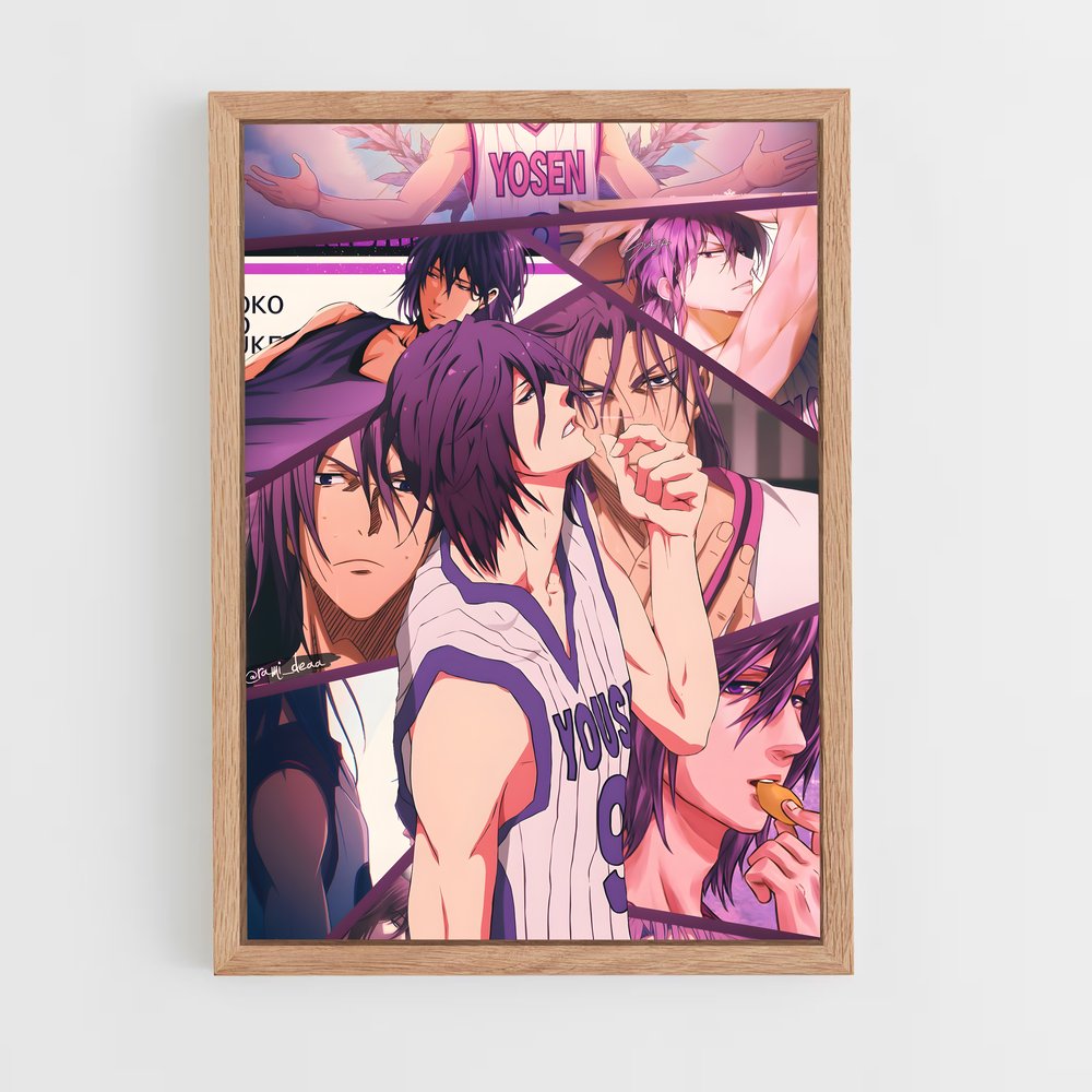 ap-atsushi murasakibara-4 cadre Bois clair